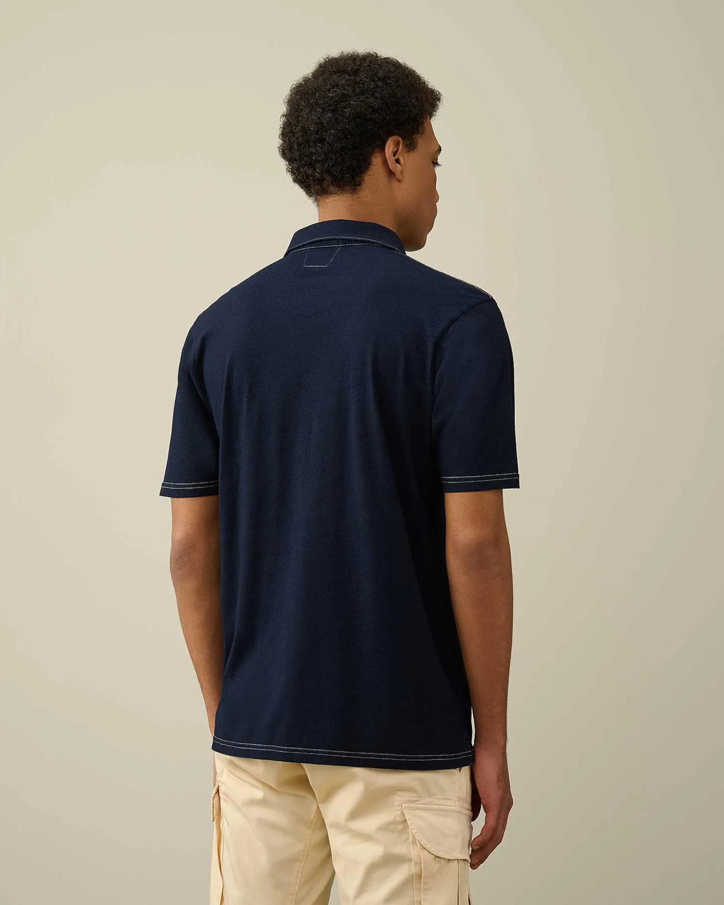 Homme C.P. Company T-Shirts Et Polos^Indigo Jersey Polo Shirt