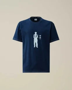 Homme C.P. Company T-Shirts Et Polos^Indigo Jersey T-Shirt