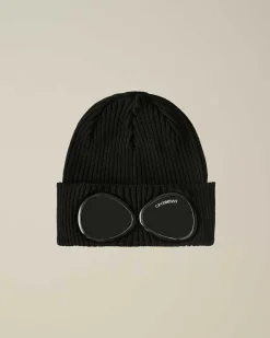 Kids C.P. Company Vêtements 2-3 Ans^Kids' Cotton Goggle Beanie