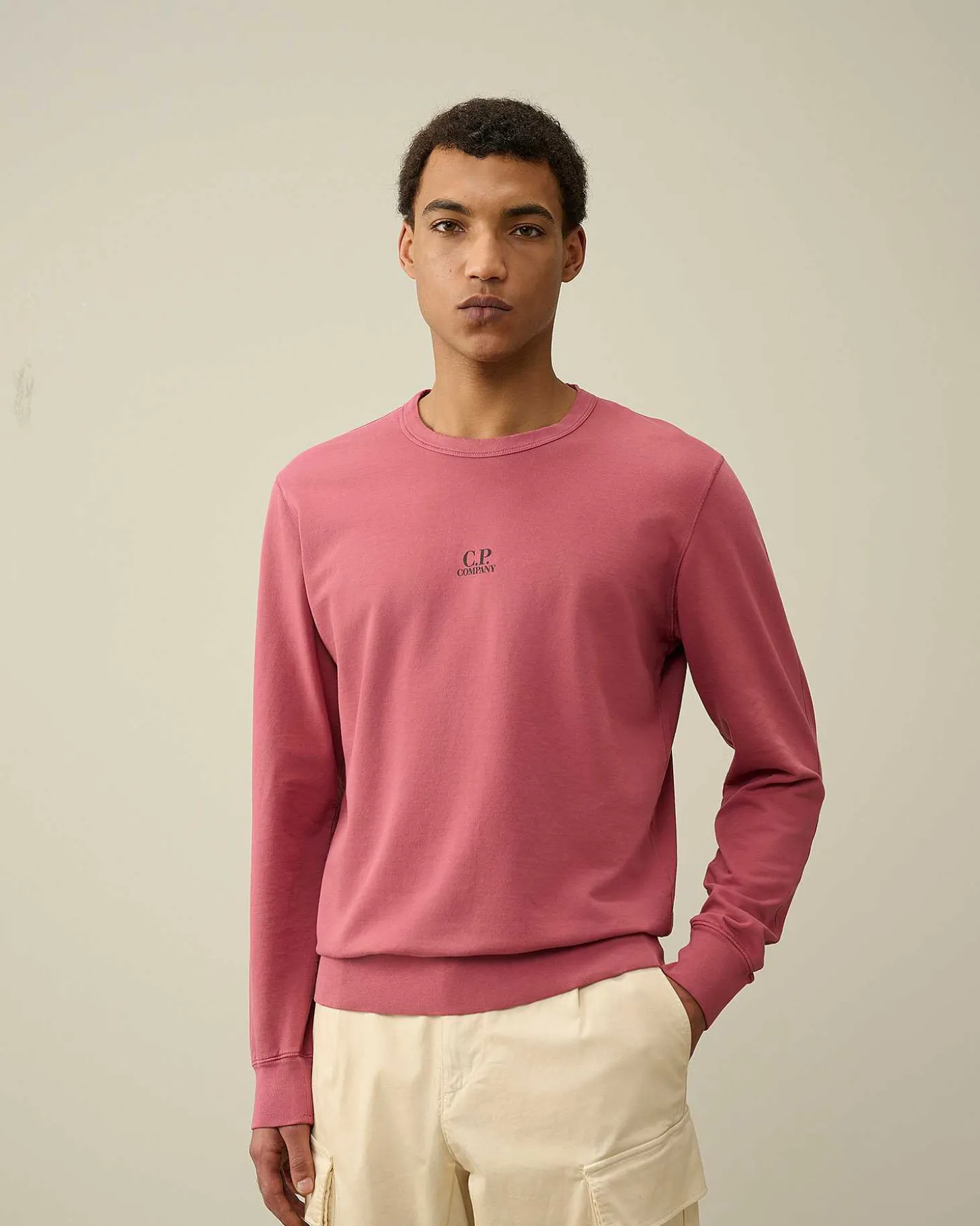Homme C.P. Company Sweat-Shirts^Light Fleece Logo Sweatshirt
