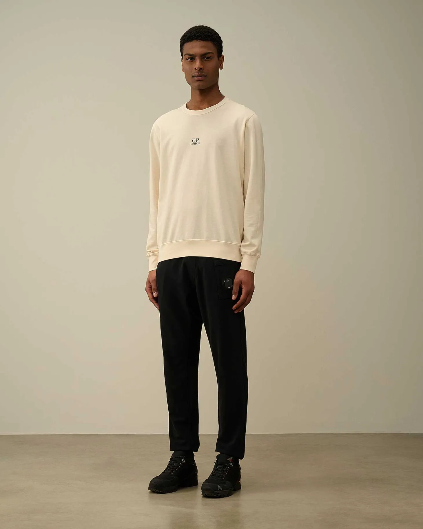 Homme C.P. Company Sweat-Shirts^Light Fleece Logo Sweatshirt