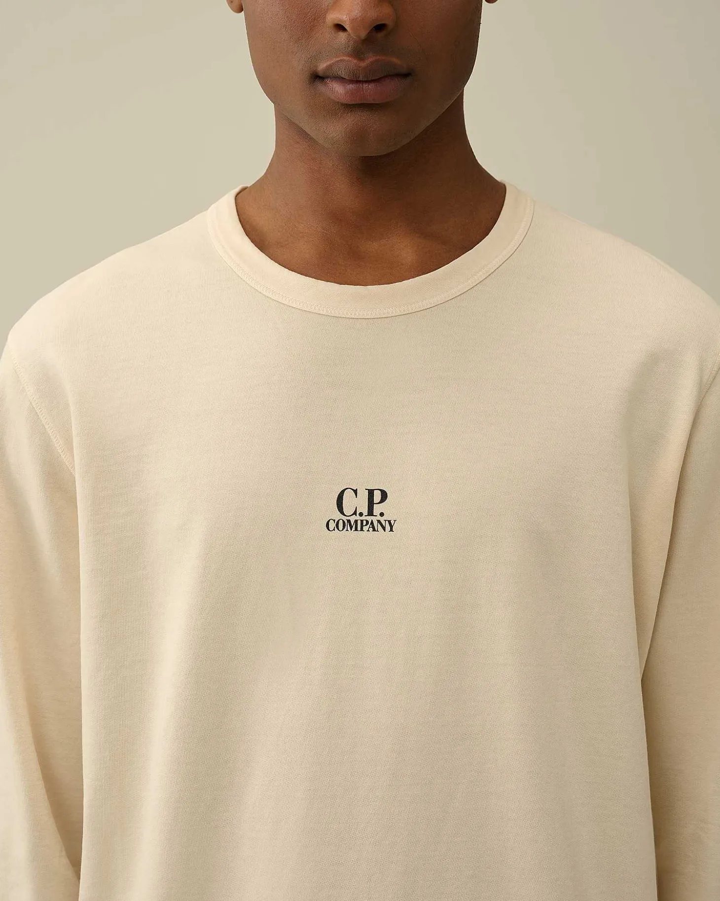 Homme C.P. Company Sweat-Shirts^Light Fleece Logo Sweatshirt