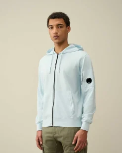 Homme C.P. Company Sweat-Shirts^Light Fleece Zipped Hoodie