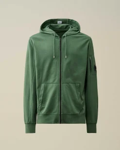 Homme C.P. Company Sweat-Shirts^Light Fleece Zipped Hoodie
