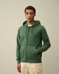 Homme C.P. Company Sweat-Shirts^Light Fleece Zipped Hoodie
