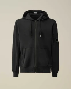 Homme C.P. Company Sweat-Shirts^Light Fleece Zipped Hoodie