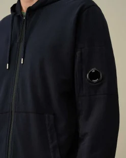 Homme C.P. Company Sweat-Shirts^Light Fleece Zipped Hoodie