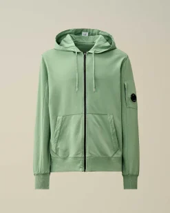 Homme C.P. Company Sweat-Shirts^Light Fleece Zipped Hoodie