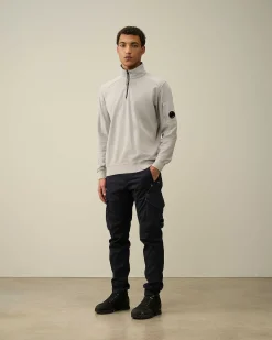 Homme C.P. Company Sweat-Shirts^Light Fleece Zipped Sweatshirt