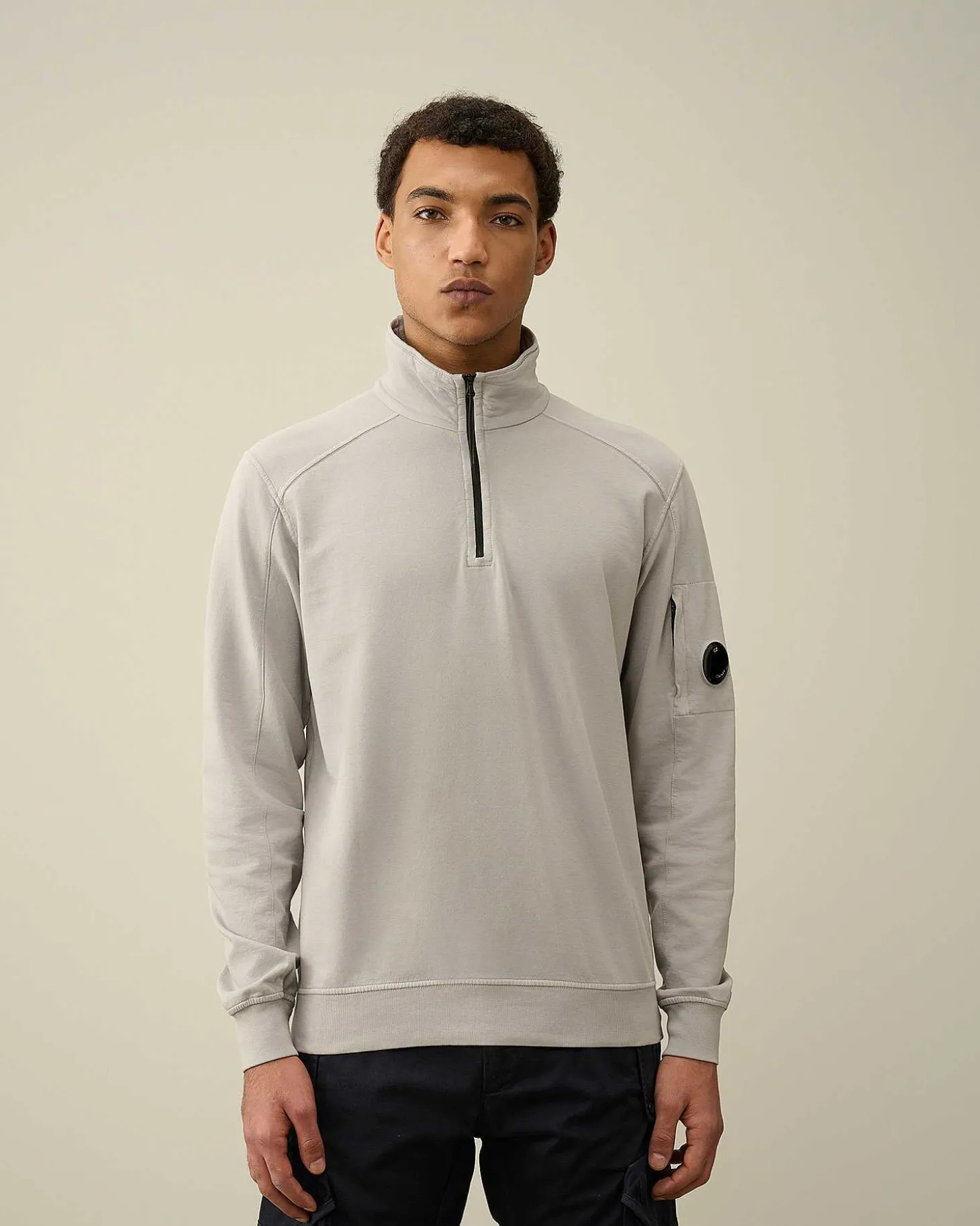 Homme C.P. Company Sweat-Shirts^Light Fleece Zipped Sweatshirt