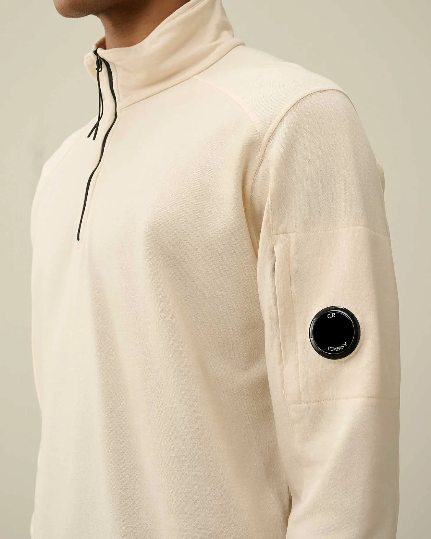 Homme C.P. Company Sweat-Shirts^Light Fleece Zipped Sweatshirt