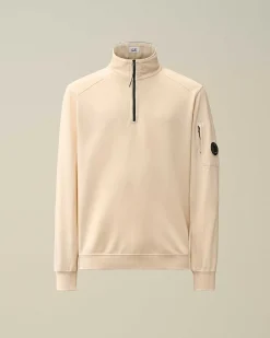 Homme C.P. Company Sweat-Shirts^Light Fleece Zipped Sweatshirt