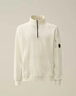 Homme C.P. Company Sweat-Shirts^Light Fleece Zipped Sweatshirt