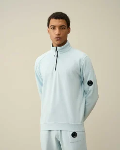 Homme C.P. Company Sweat-Shirts^Light Fleece Zipped Sweatshirt