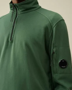 Homme C.P. Company Sweat-Shirts^Light Fleece Zipped Sweatshirt