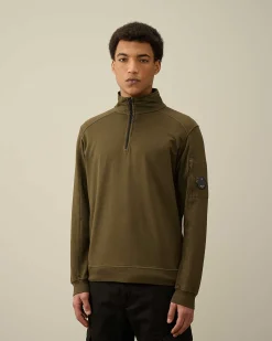 Homme C.P. Company Sweat-Shirts^Light Fleece Zipped Sweatshirt