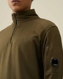 Homme C.P. Company Sweat-Shirts^Light Fleece Zipped Sweatshirt