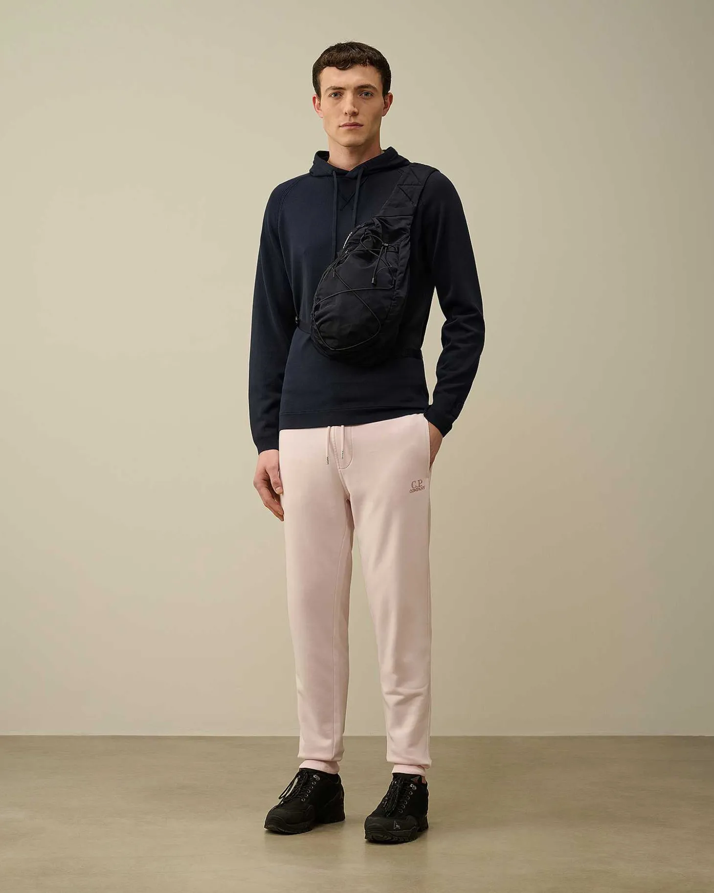 Homme C.P. Company Pulls^Light Terry Knitted Hoodie
