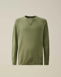 Homme C.P. Company Pulls^Light Terry Knitted Sweatshirt