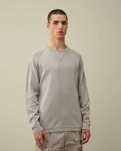 Homme C.P. Company Pulls^Light Terry Knitted Sweatshirt