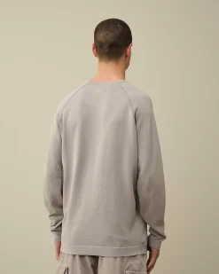 Homme C.P. Company Pulls^Light Terry Knitted Sweatshirt