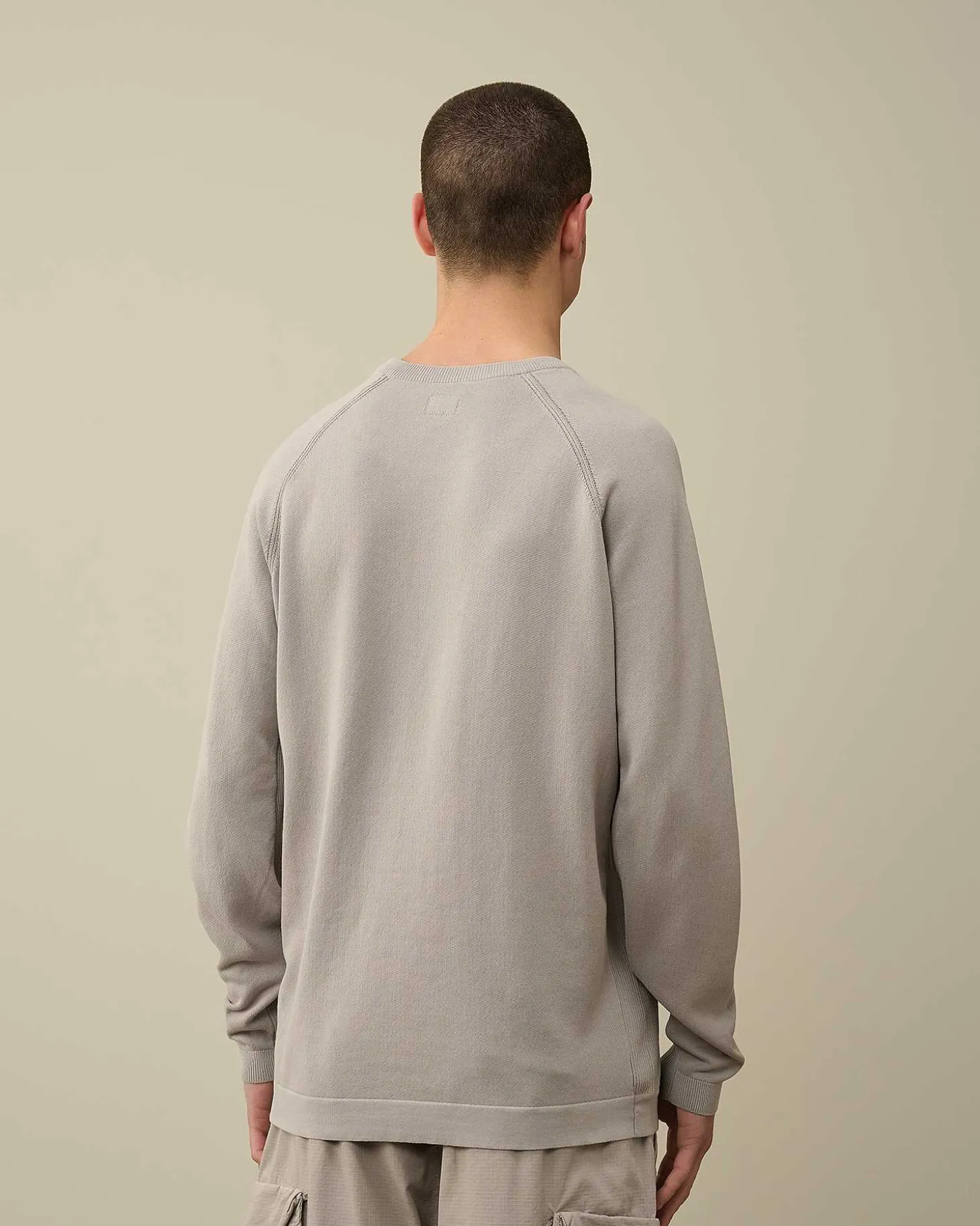 Homme C.P. Company Pulls^Light Terry Knitted Sweatshirt