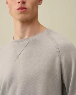 Homme C.P. Company Pulls^Light Terry Knitted Sweatshirt