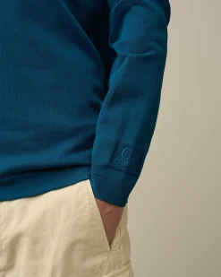 Homme C.P. Company Pulls^Light Terry Knitted Sweatshirt