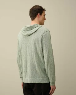 Homme C.P. Company Pulls^Melange Knitwear Hoodie