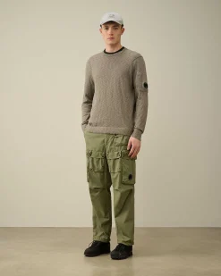 Homme C.P. Company Pulls^Melange Knitwear Jumper
