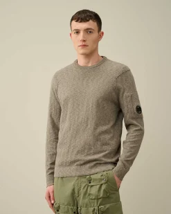 Homme C.P. Company Pulls^Melange Knitwear Jumper