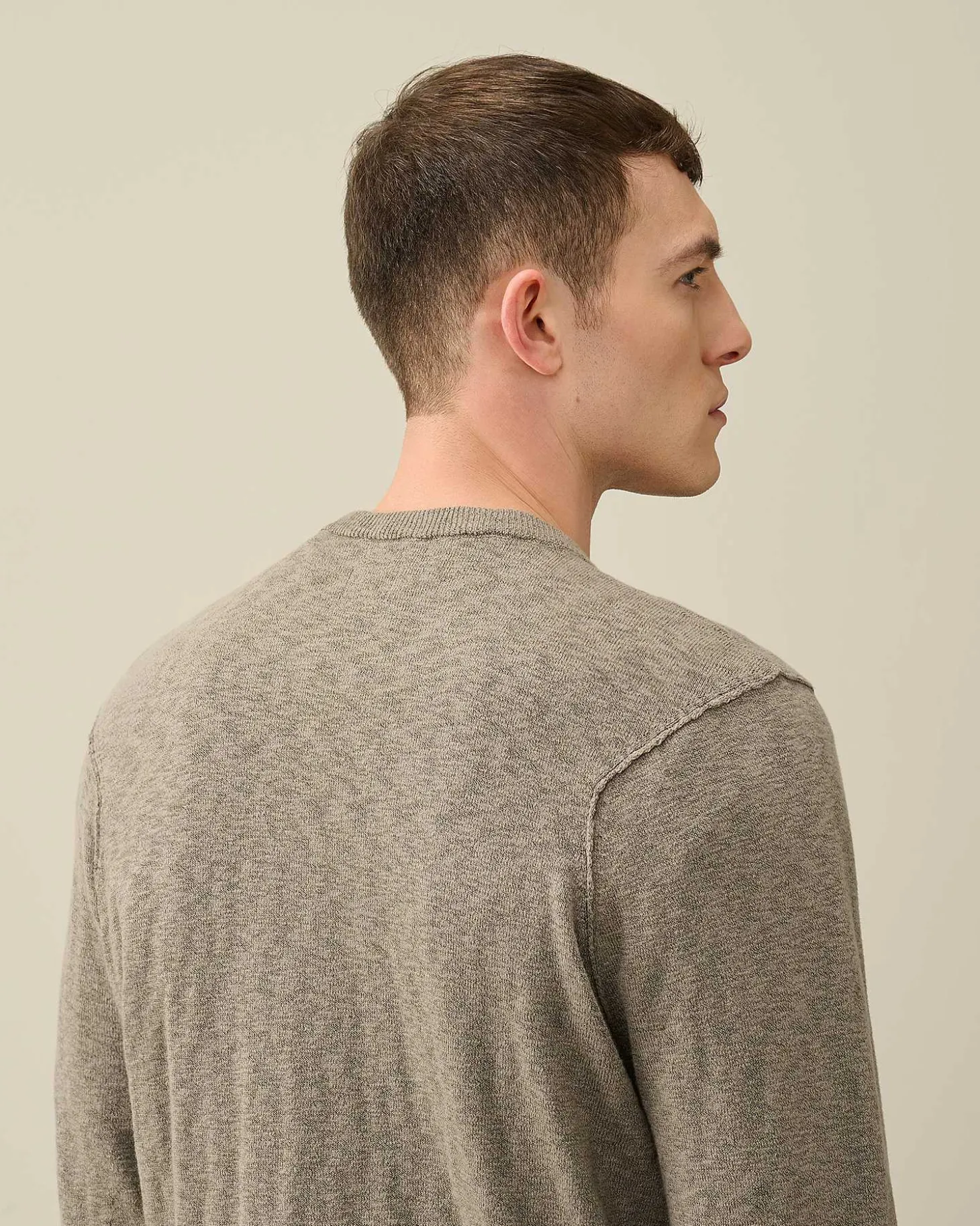 Homme C.P. Company Pulls^Melange Knitwear Jumper