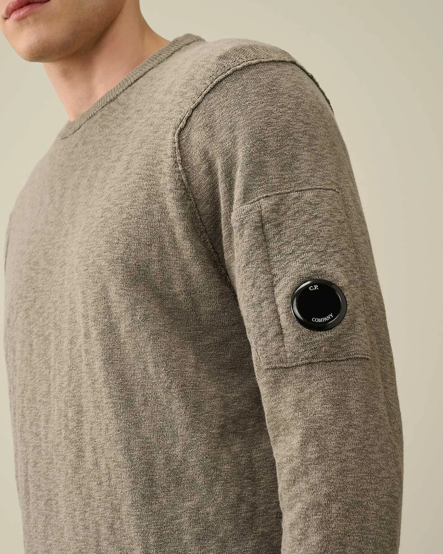 Homme C.P. Company Pulls^Melange Knitwear Jumper