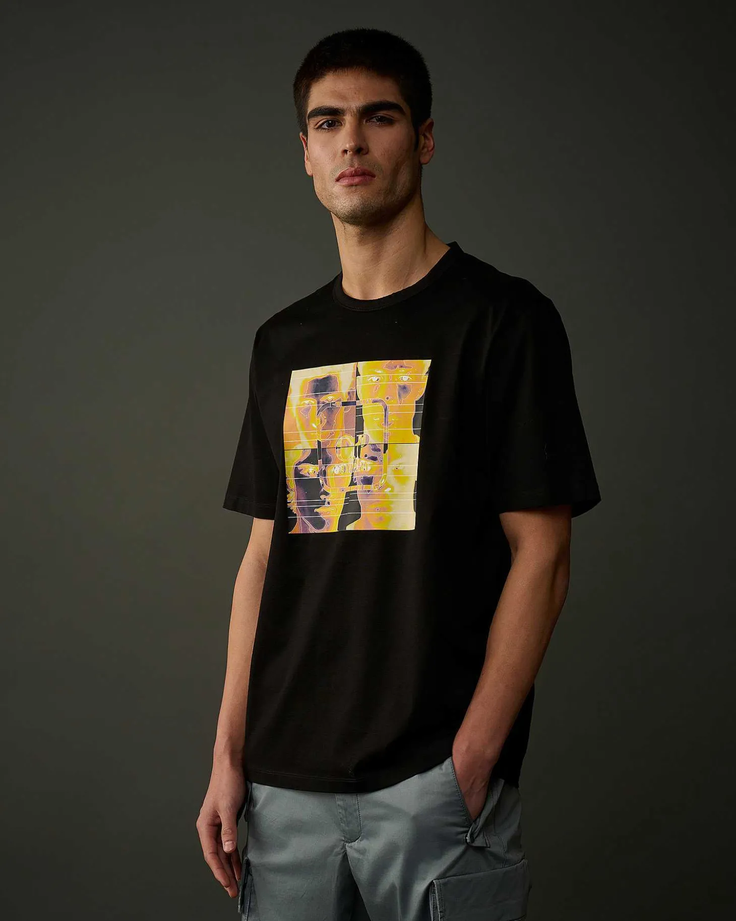 Homme C.P. Company Metropolis Series^Metropolis Series Mercerized Jersey Graphic T-Shirt