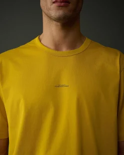 Homme C.P. Company Metropolis Series^Metropolis Series Mercerized Jersey Logo Print T-Shirt