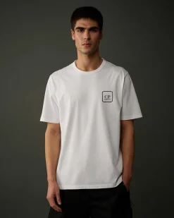 Homme C.P. Company Metropolis Series^Metropolis Series Mercerized Jersey Logo Graphic T-Shirt