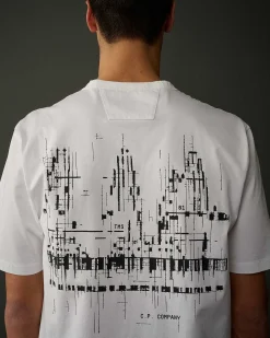 Homme C.P. Company Metropolis Series^Metropolis Series Mercerized Jersey Logo Graphic T-Shirt