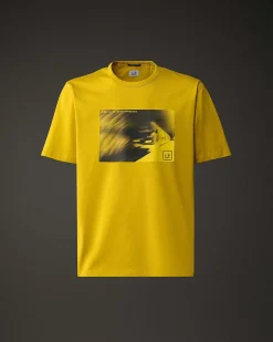 Homme C.P. Company Metropolis Series^Metropolis Series Mercerized Jersey Graphic Metro T-Shirt