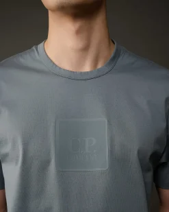 Homme C.P. Company Metropolis Series^Metropolis Series Mercerized Jersey Logo Badge T-Shirt