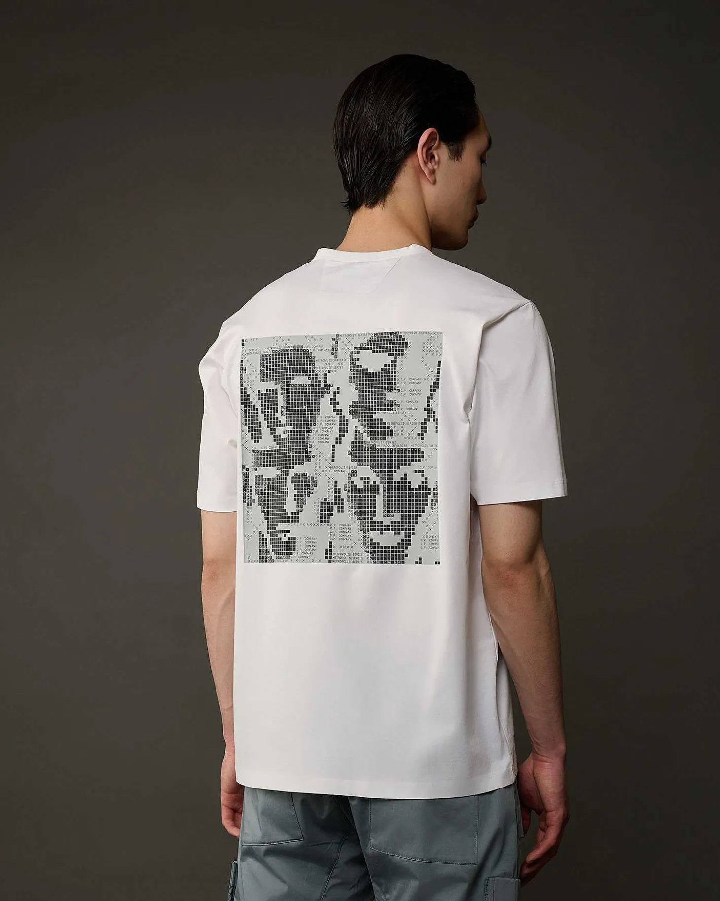 Homme C.P. Company Metropolis Series^Metropolis Series Mercerized Jersey Graphic Face T-Shirt