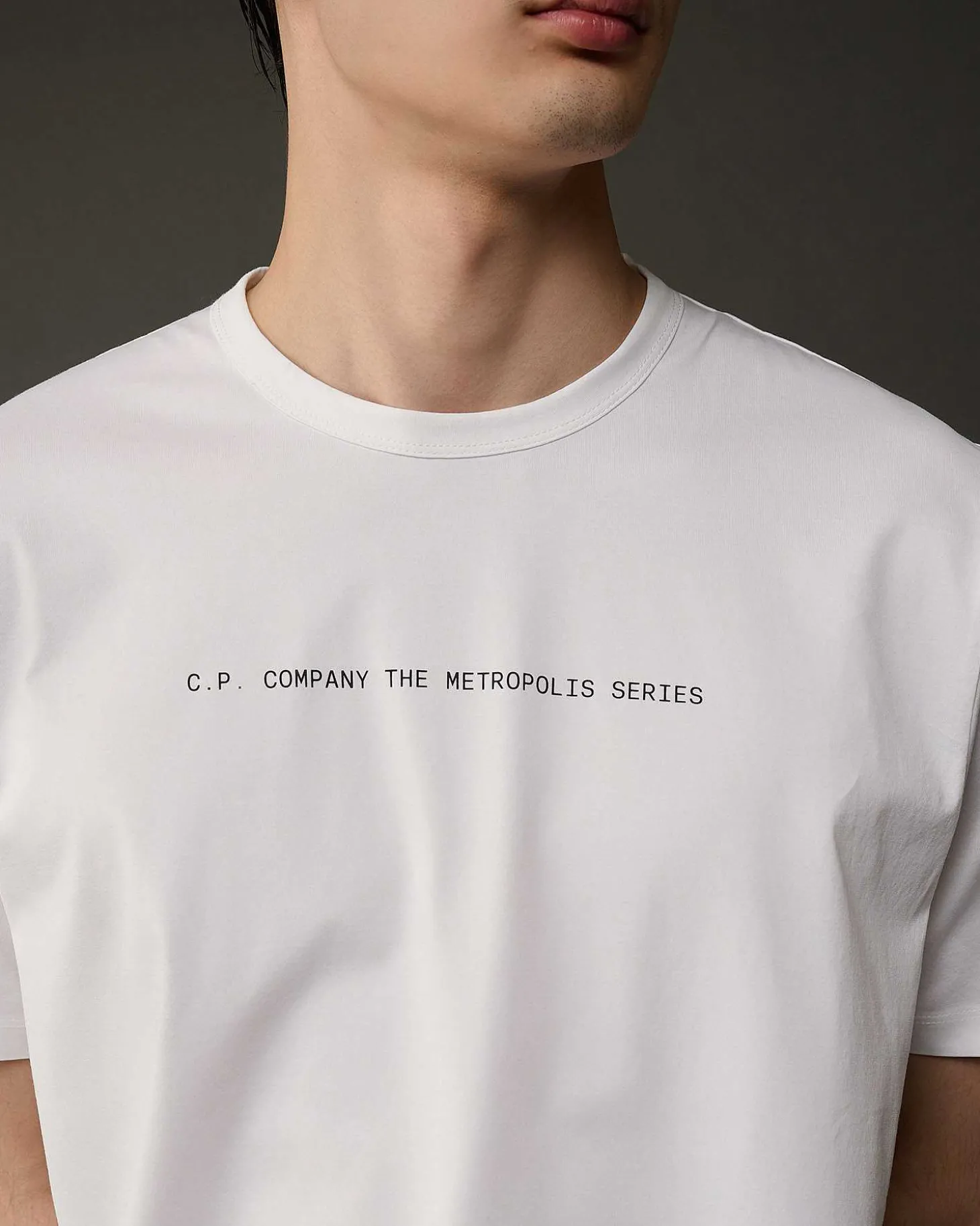 Homme C.P. Company Metropolis Series^Metropolis Series Mercerized Jersey Graphic Face T-Shirt