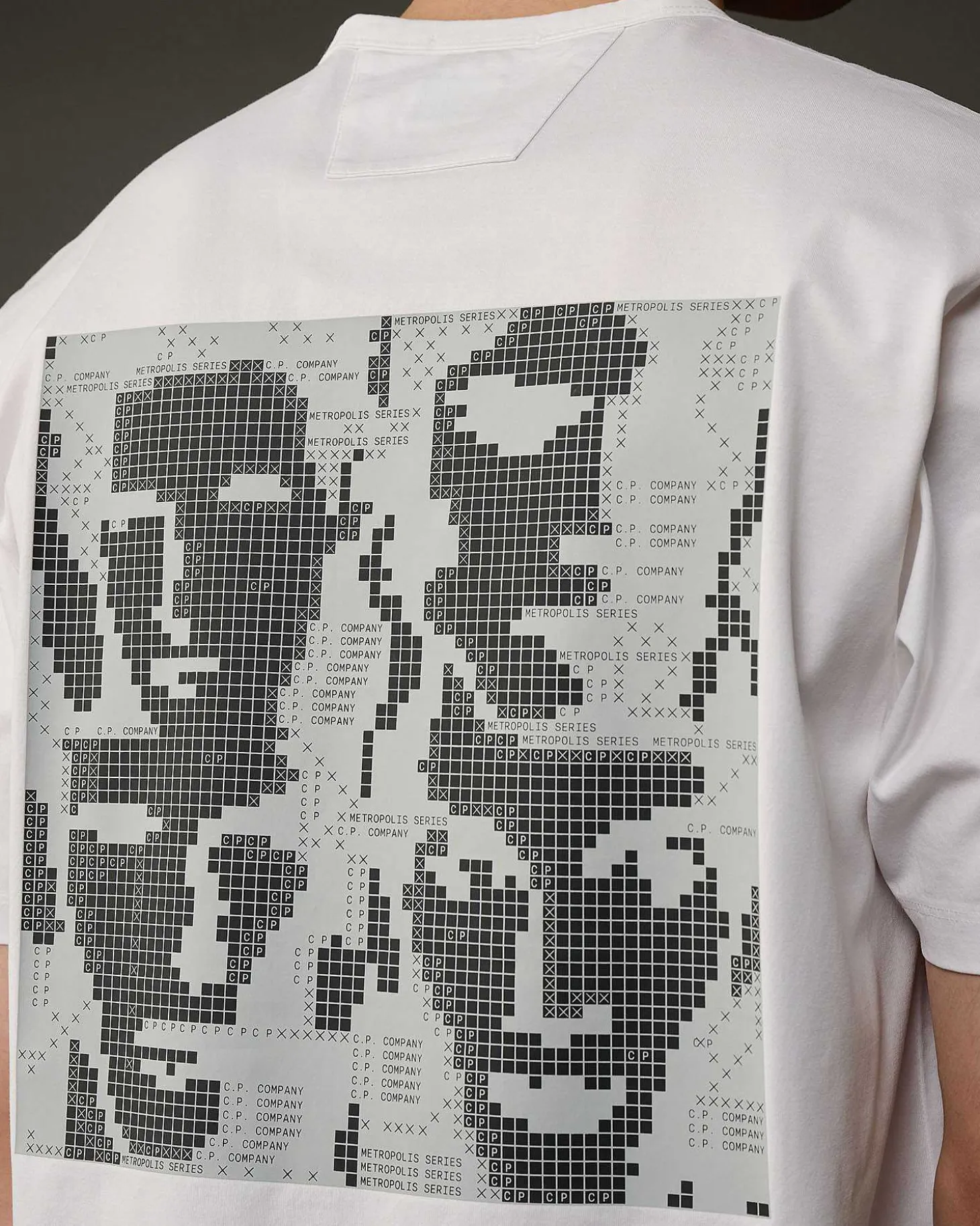 Homme C.P. Company Metropolis Series^Metropolis Series Mercerized Jersey Graphic Face T-Shirt