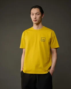 Homme C.P. Company Metropolis Series^Metropolis Series Mercerized Jersey Logo Graphic T-Shirt