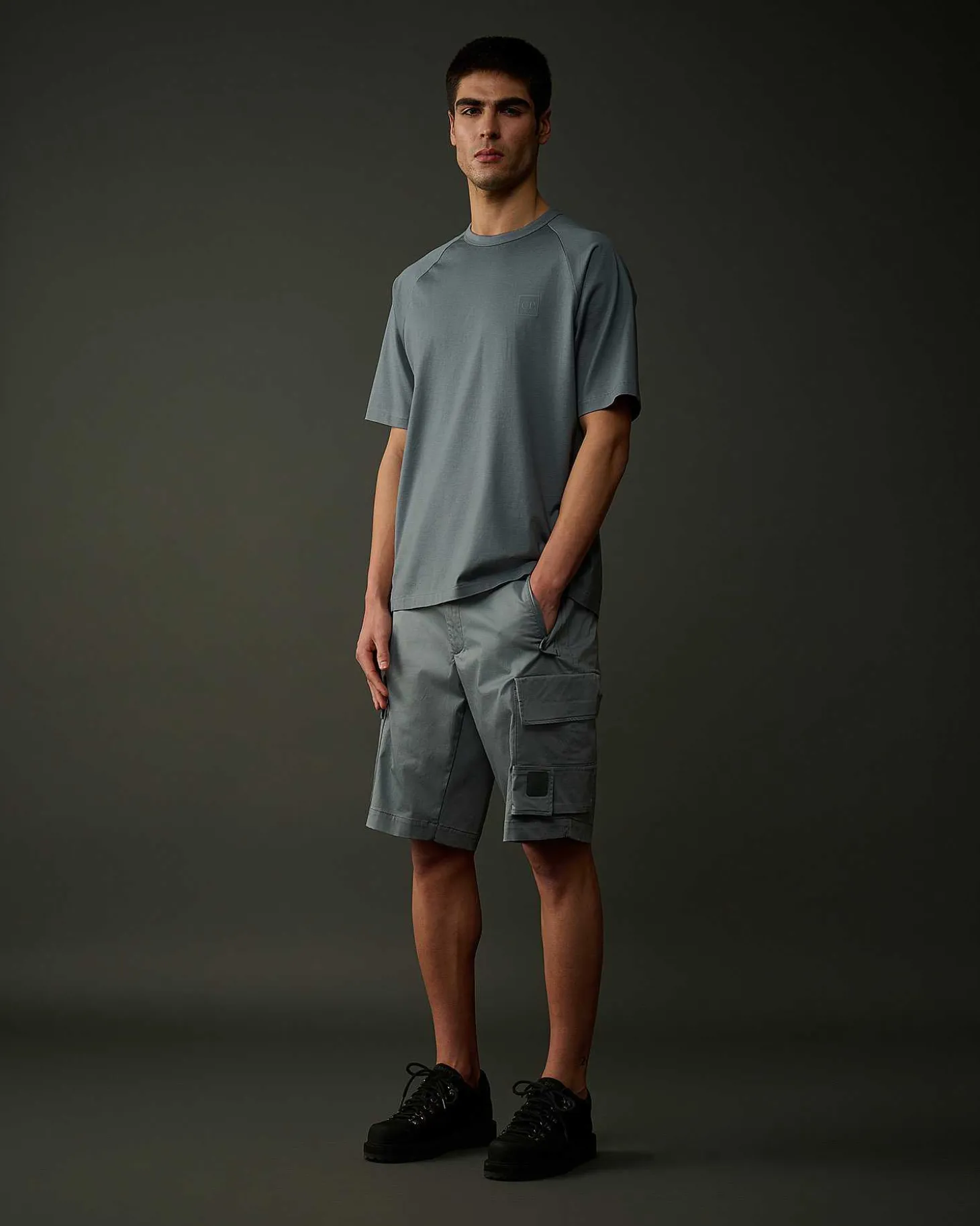 Homme C.P. Company Metropolis Series^Metropolis Series Mercerized Jersey Logo T-Shirt