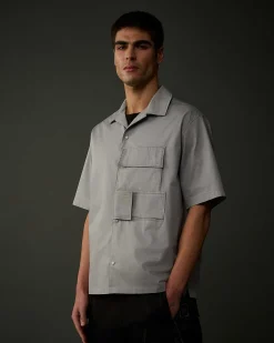 Homme C.P. Company Metropolis Series^Metropolis Series Short Sleeved Gabardine Shirt