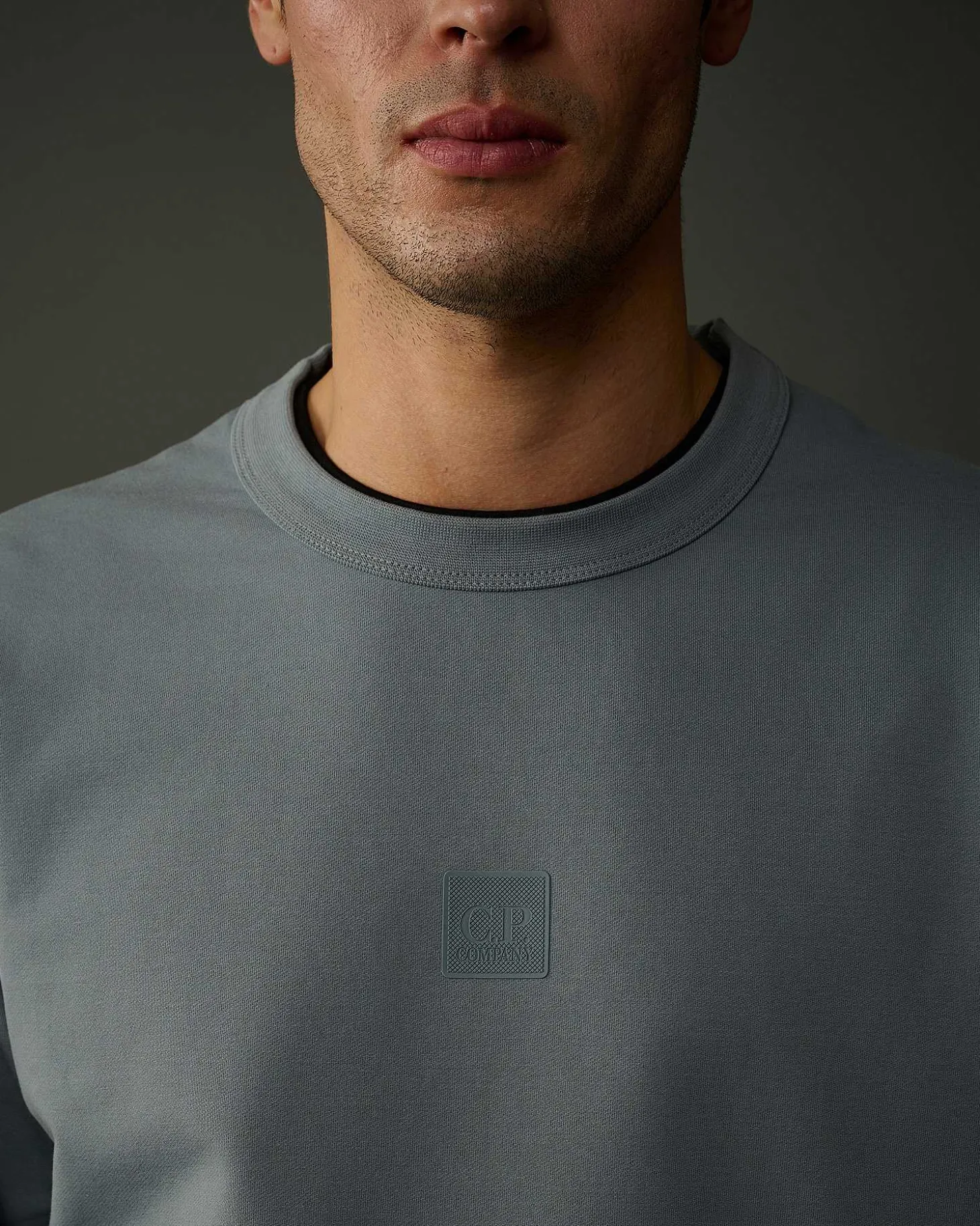 Homme C.P. Company Metropolis Series^Metropolis Series Stretch Fleece Logo Sweatshirt