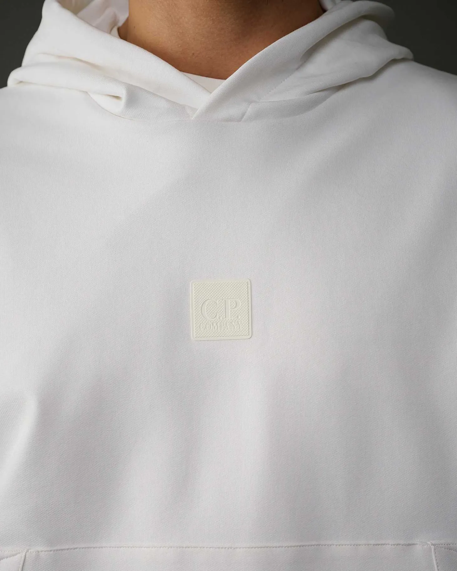 Homme C.P. Company Metropolis Series^Metropolis Series Stretch Fleece Logo Hoodie