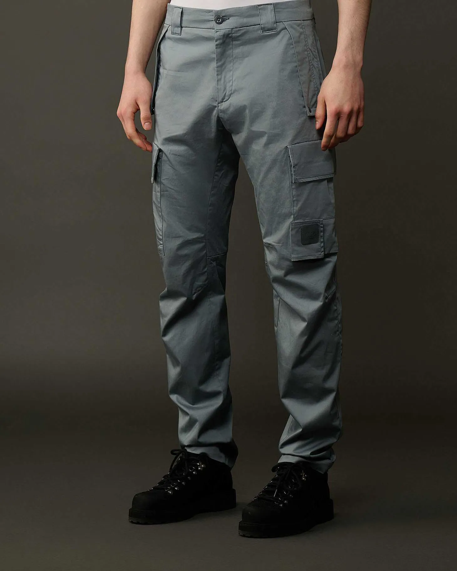 Homme C.P. Company Metropolis Series^Metropolis Series Stretch Sateen Ergonomic Cargo Pants