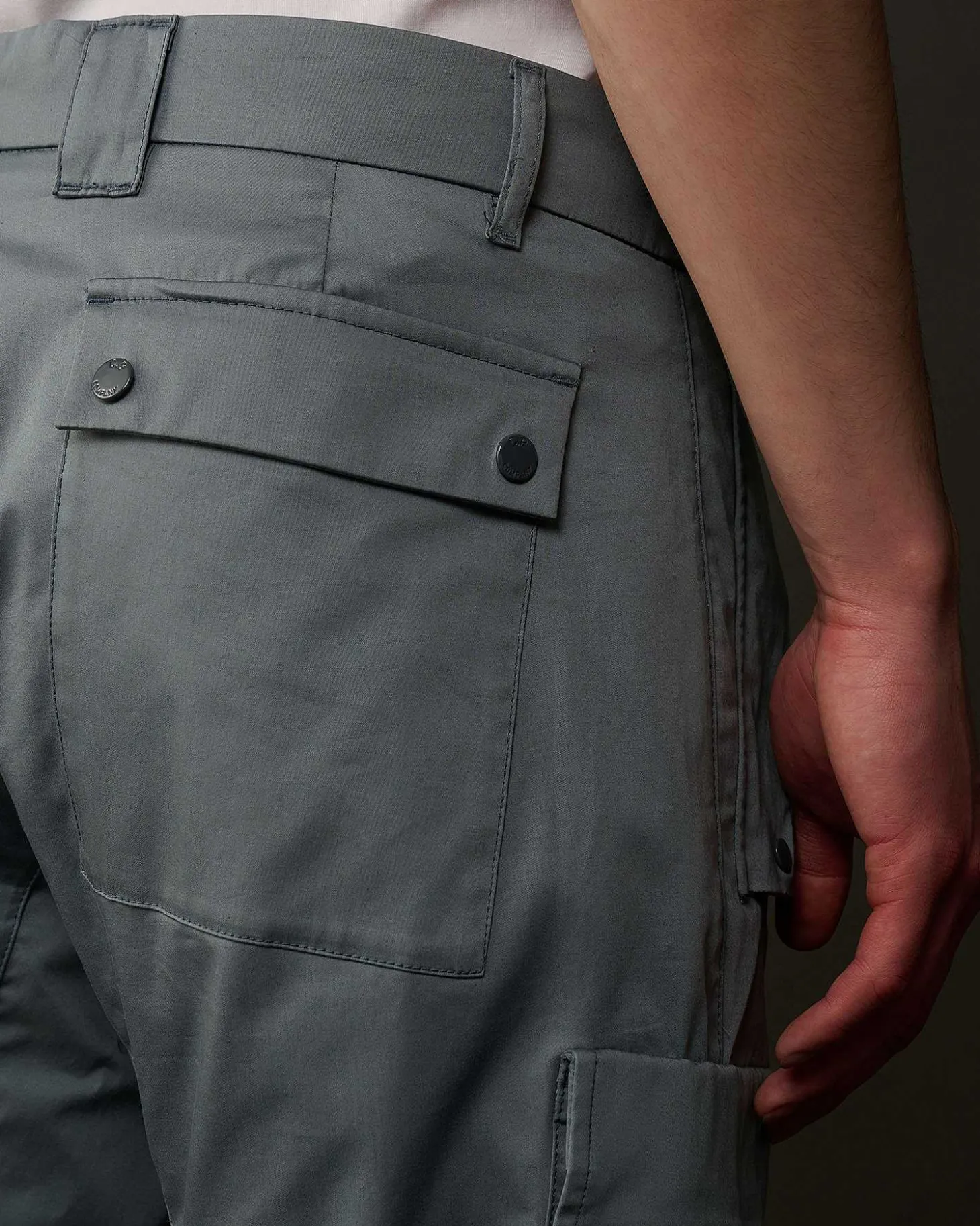Homme C.P. Company Metropolis Series^Metropolis Series Stretch Sateen Ergonomic Cargo Pants