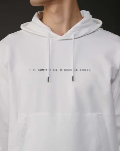 Homme C.P. Company Metropolis Series^Metropolis Series Stretch Fleece Graphic Hoodie